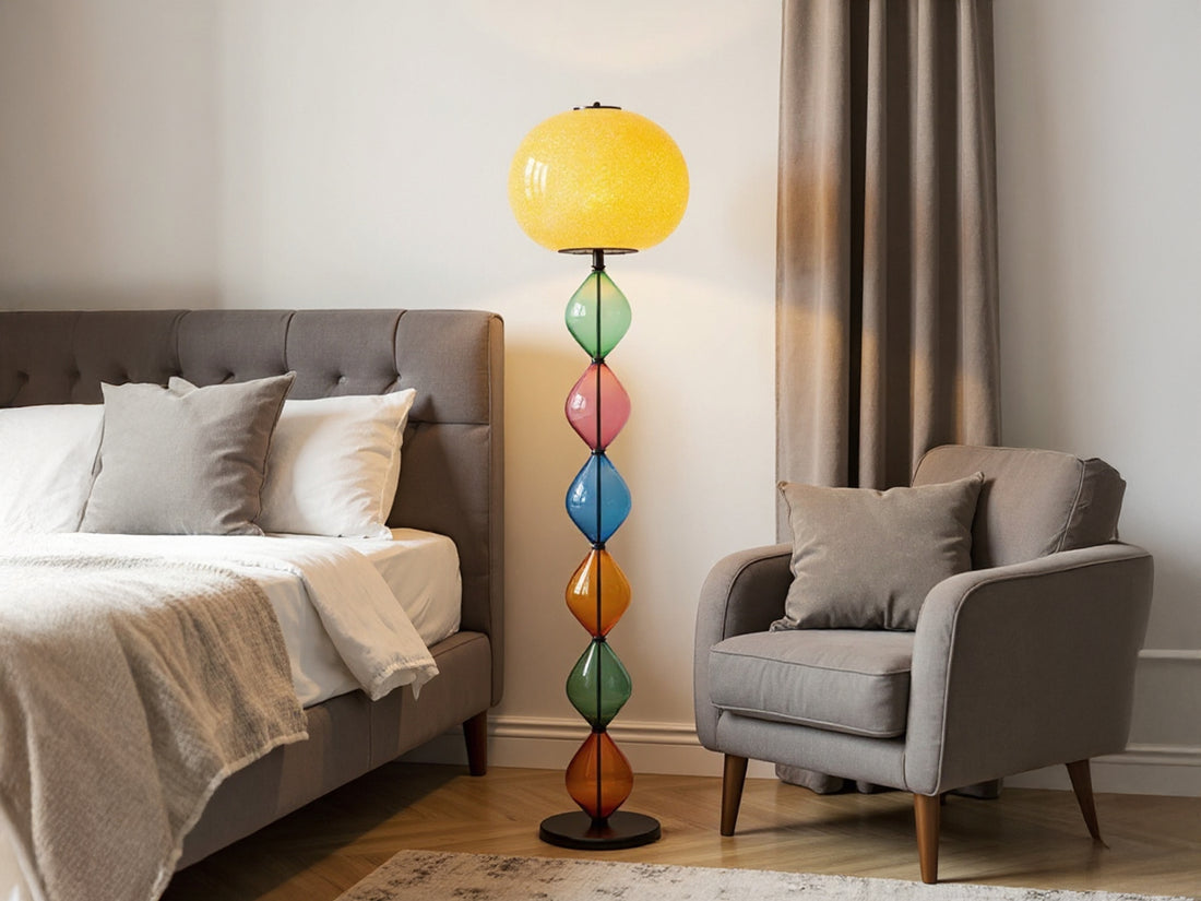 Modern Glass Floor Lamp