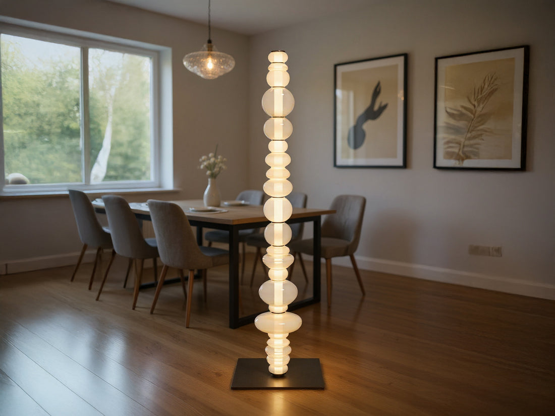 Customized Glass Floor Lamp