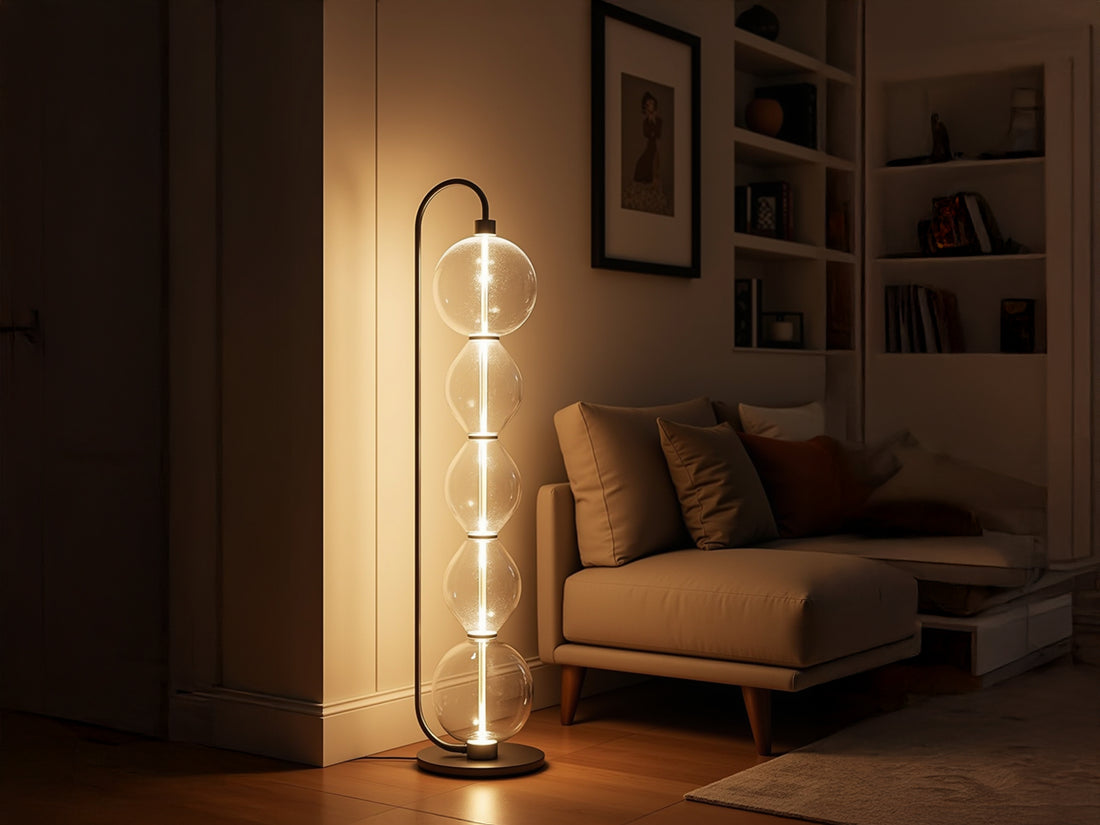 Customized Handmade Glass Floor Lamp