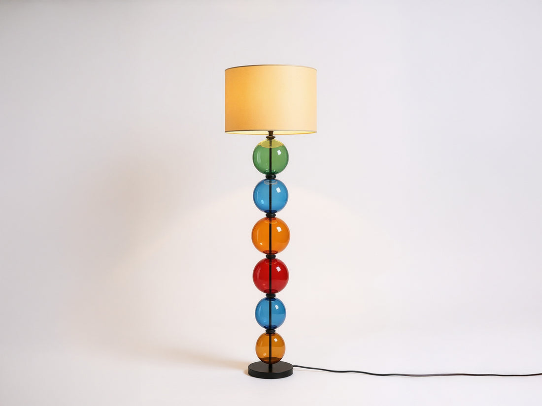 Customized Glass Floor Lamp Unique Standing Lamp