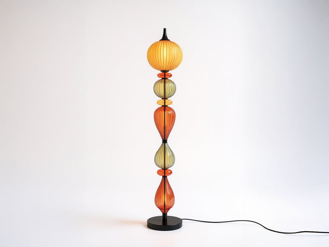 Handmade Glass Floor Lamp