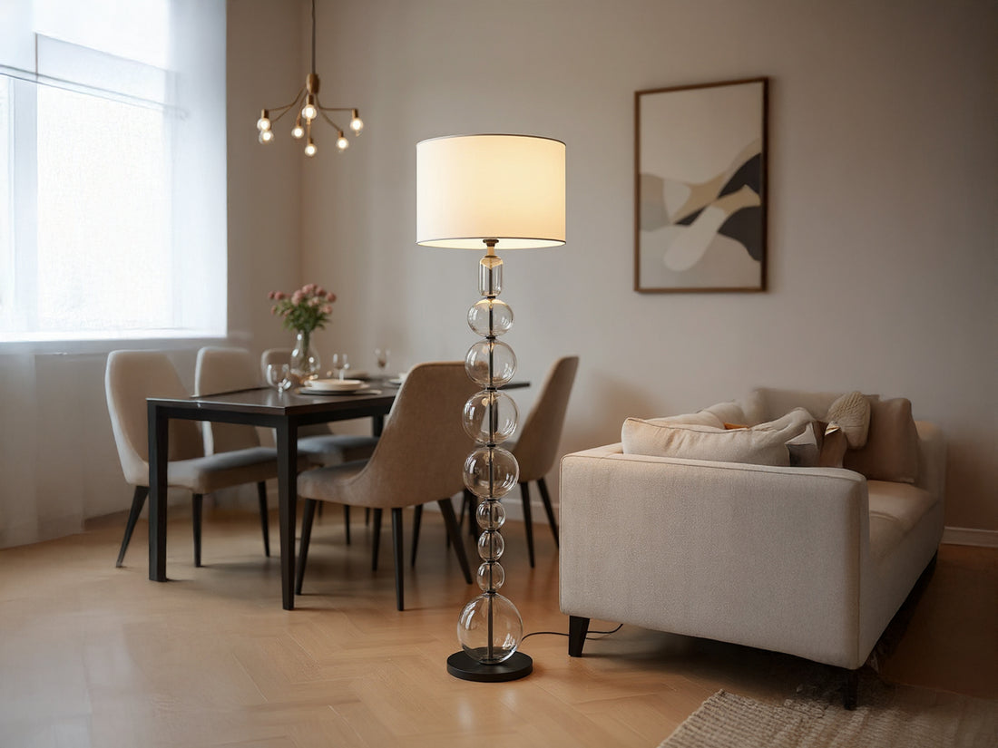 Customizable Handmade Glass Floor Lamp