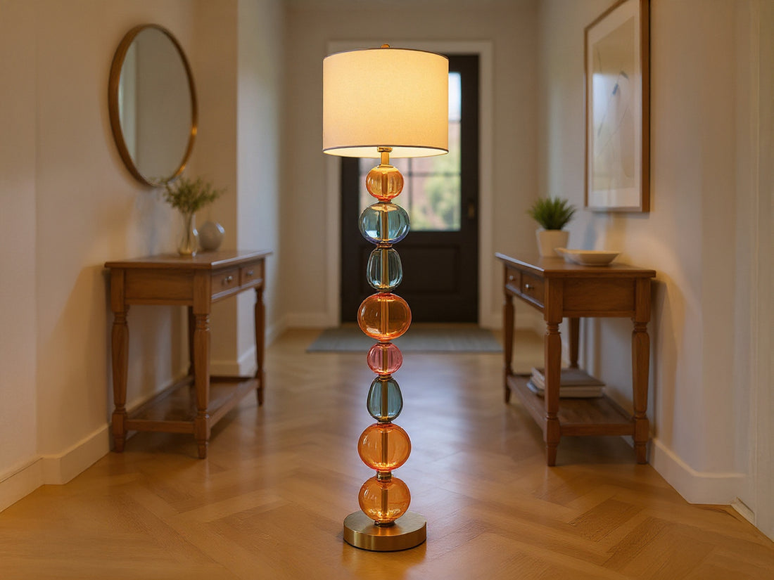 Customized Handcrafted Glass Modern Floor Lamp
