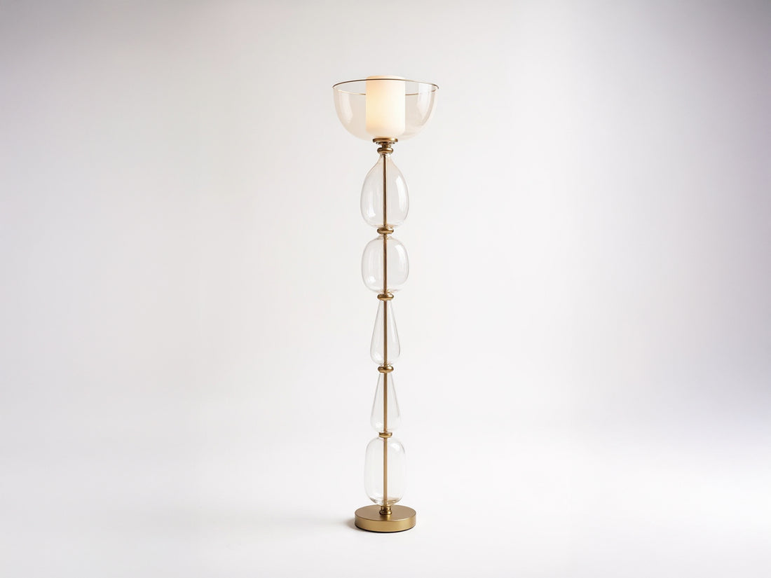 Customizable Handmade Glass Floor Lamp