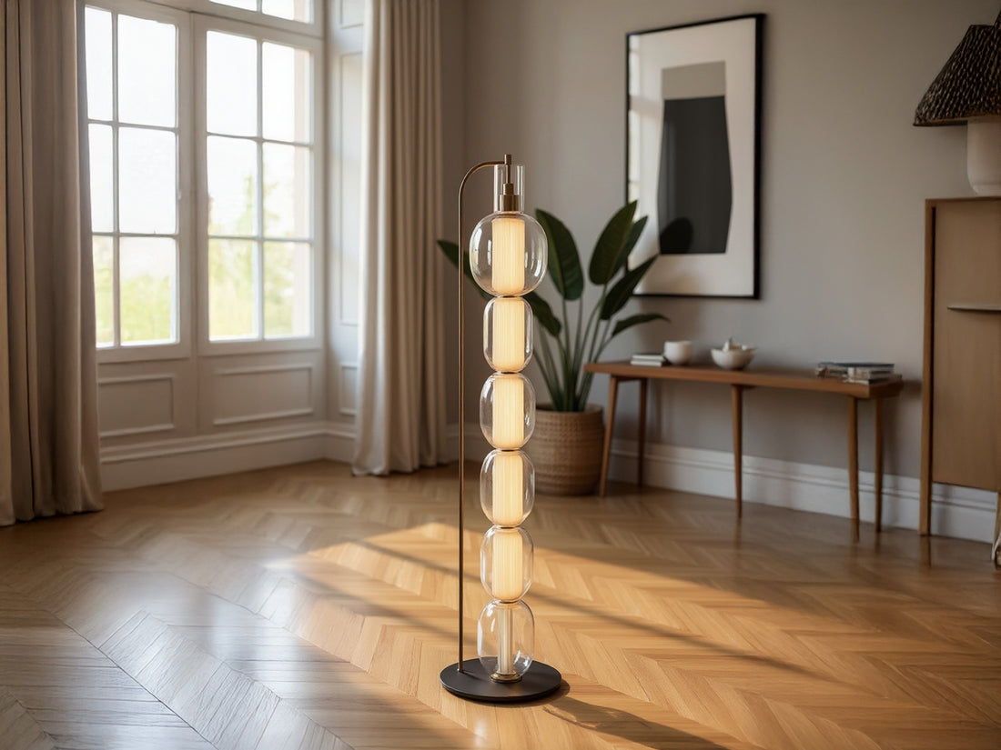 Customized Handmade Glass Floor Lamp