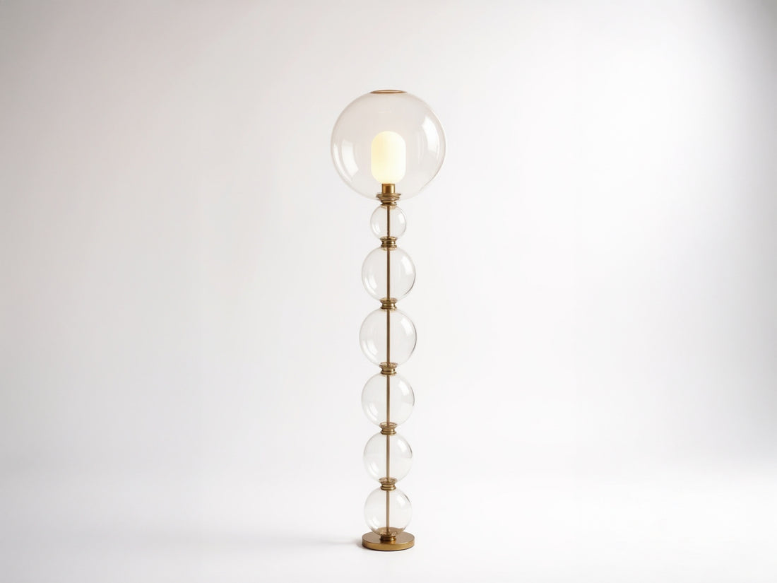 Customizable Handmade Glass Floor Lamp
