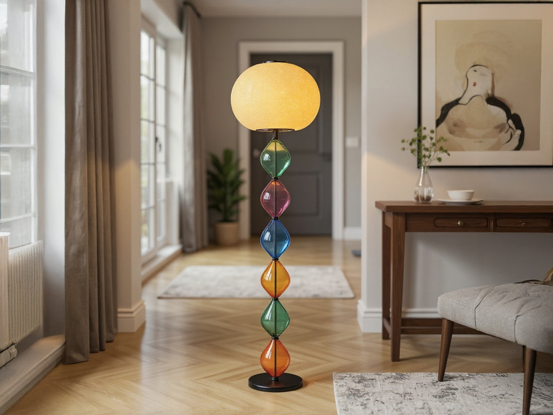 Modern Glass Floor Lamp