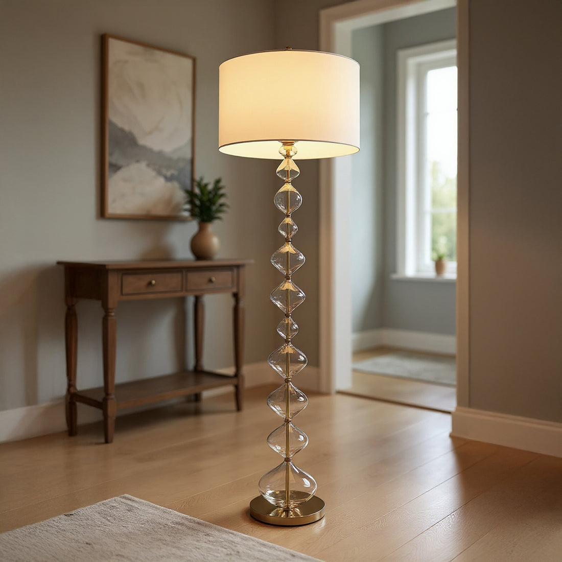 Customized Handmade Glass Floor Lamp