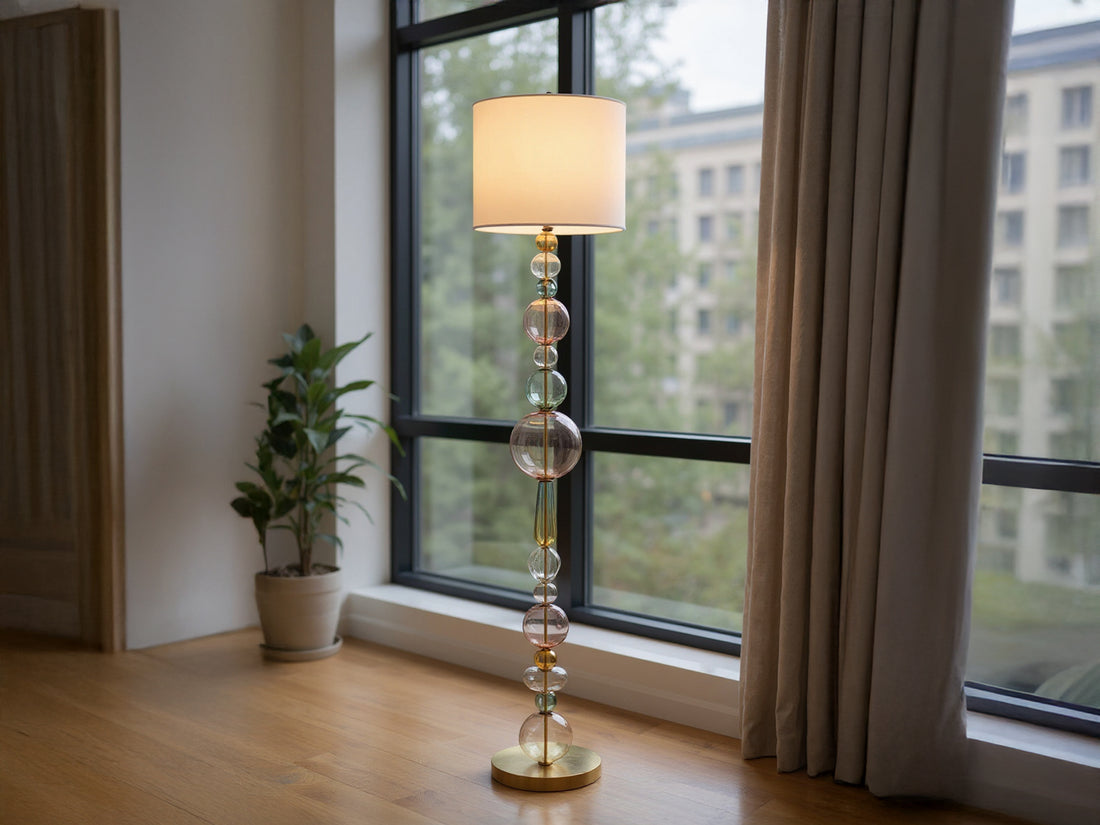 Customized Handmade Glass Floor Lamp