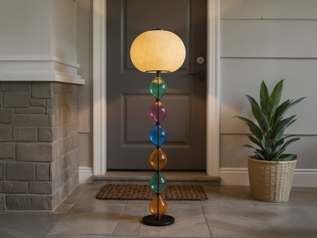 Modern Glass Floor Lamp