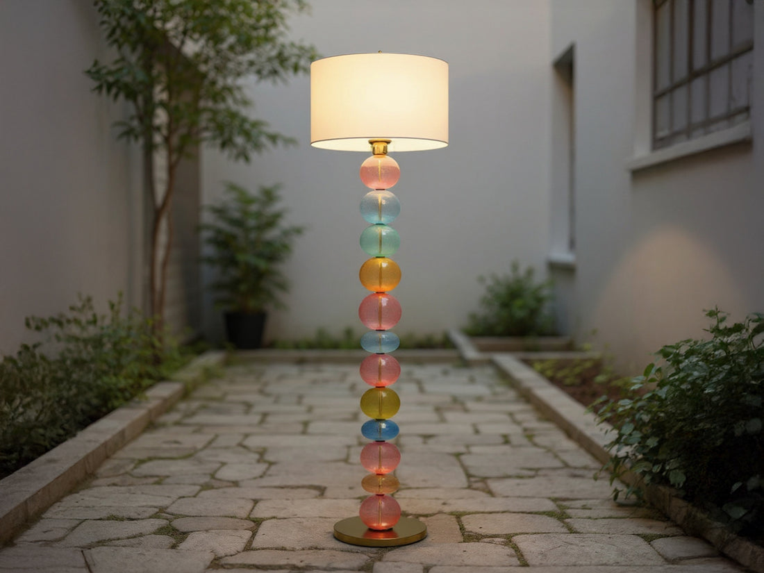 Modern Glass Floor Lamp