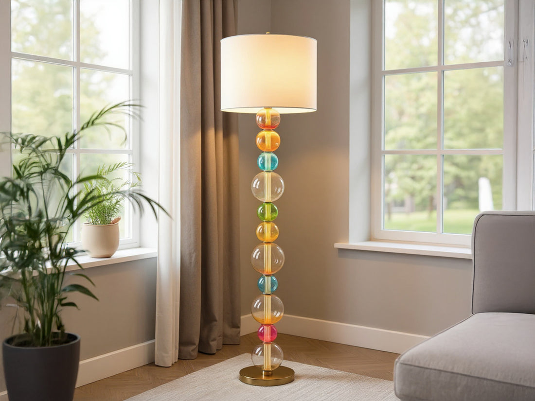 Customized Handcrafted Glass Modern Floor Lamp