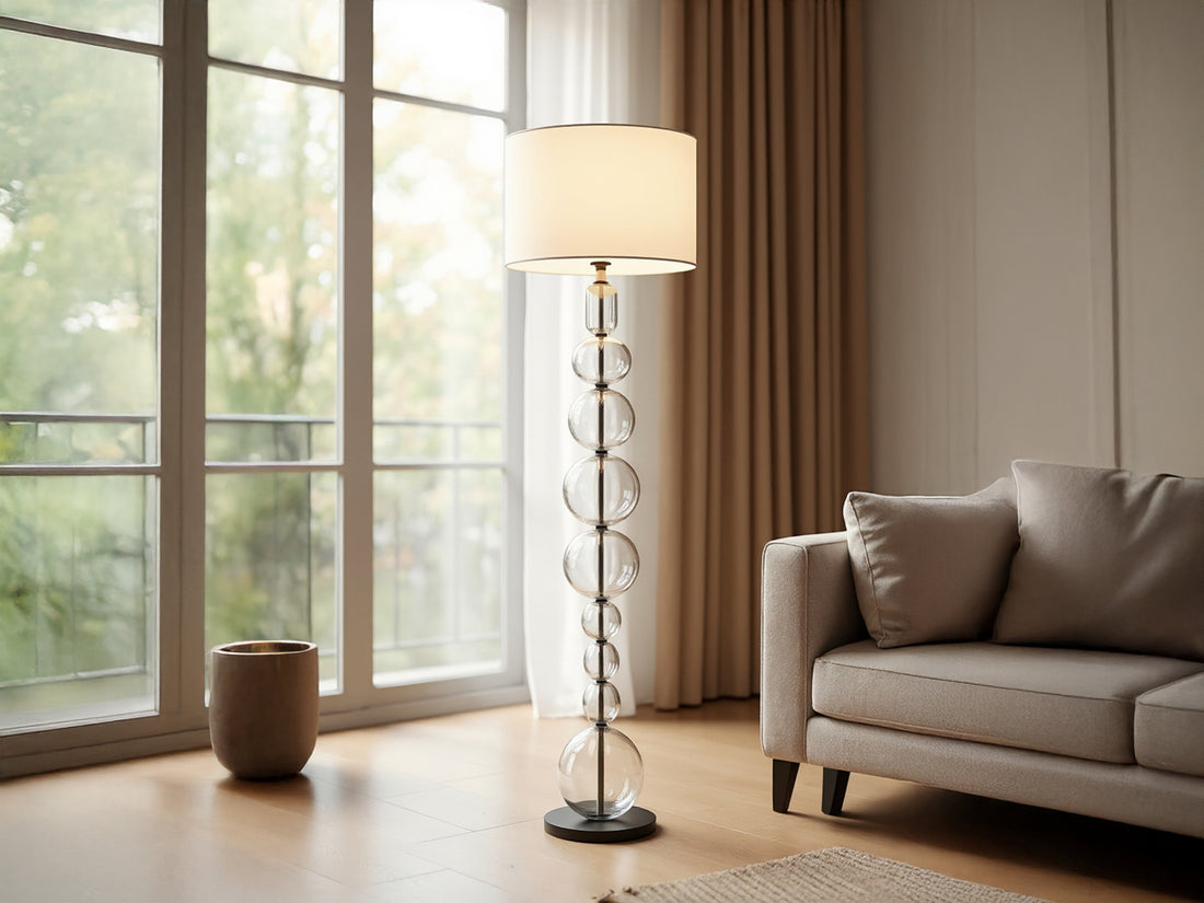Customizable Handmade Glass Floor Lamp
