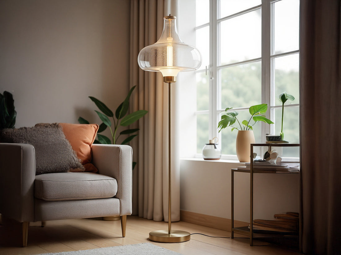 Customized Handmade Glass Floor Lamp