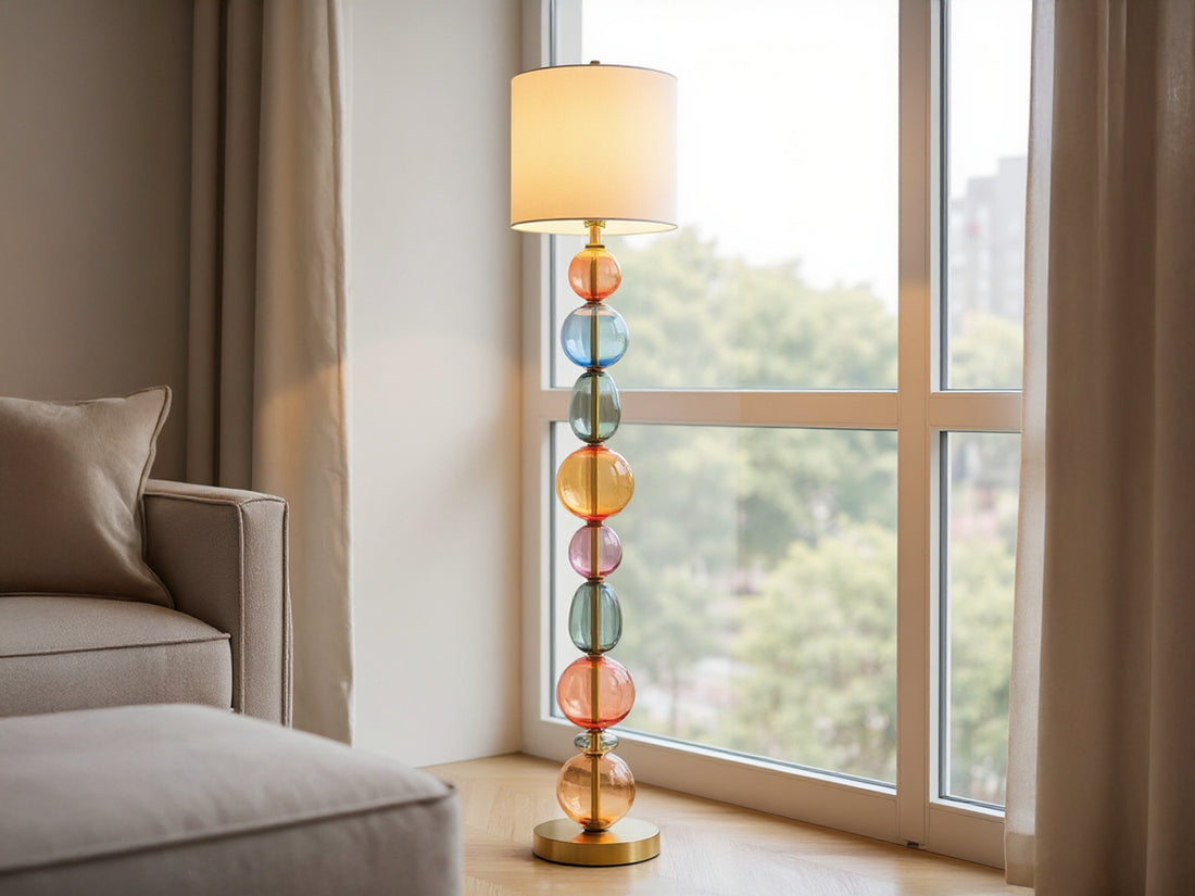 Customized Handcrafted Glass Modern Floor Lamp