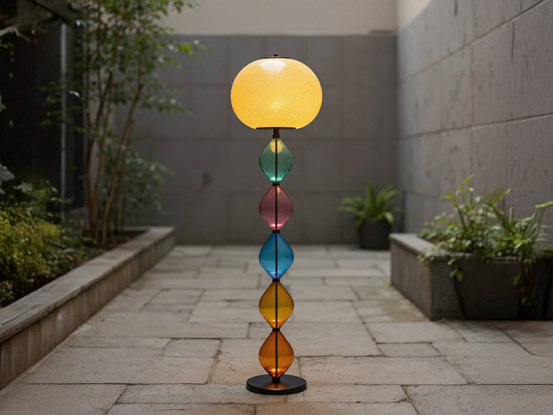 Modern Glass Floor Lamp
