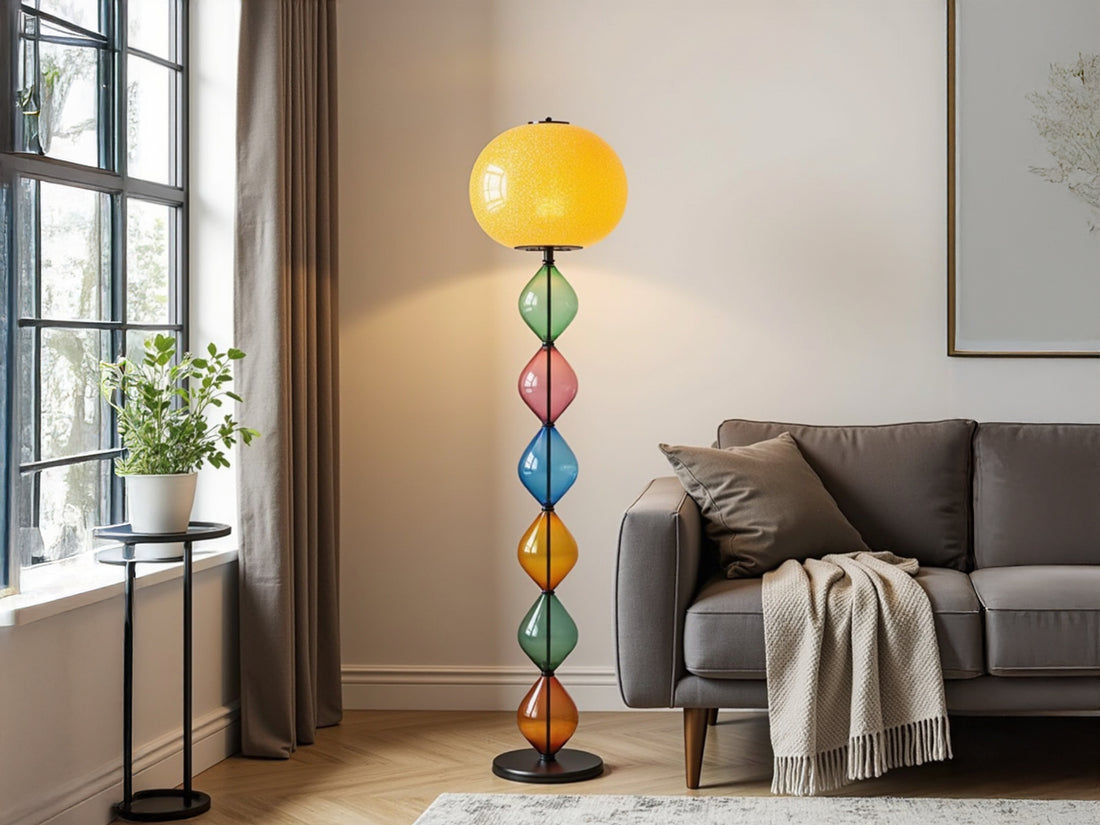 Modern Glass Floor Lamp
