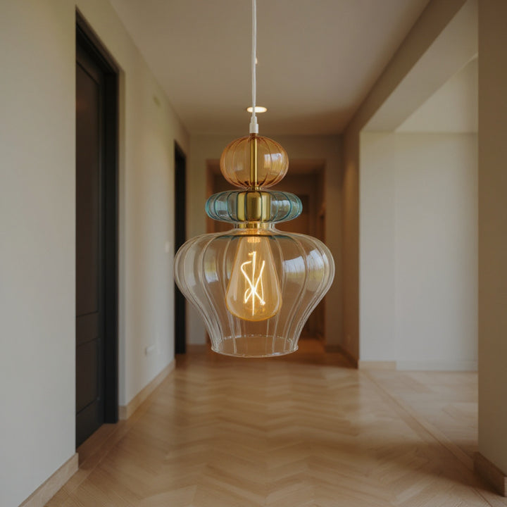 Blown Glass Pendant Light