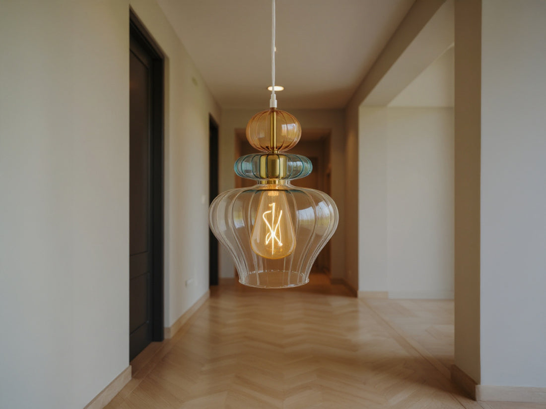Blown Glass Pendant Light