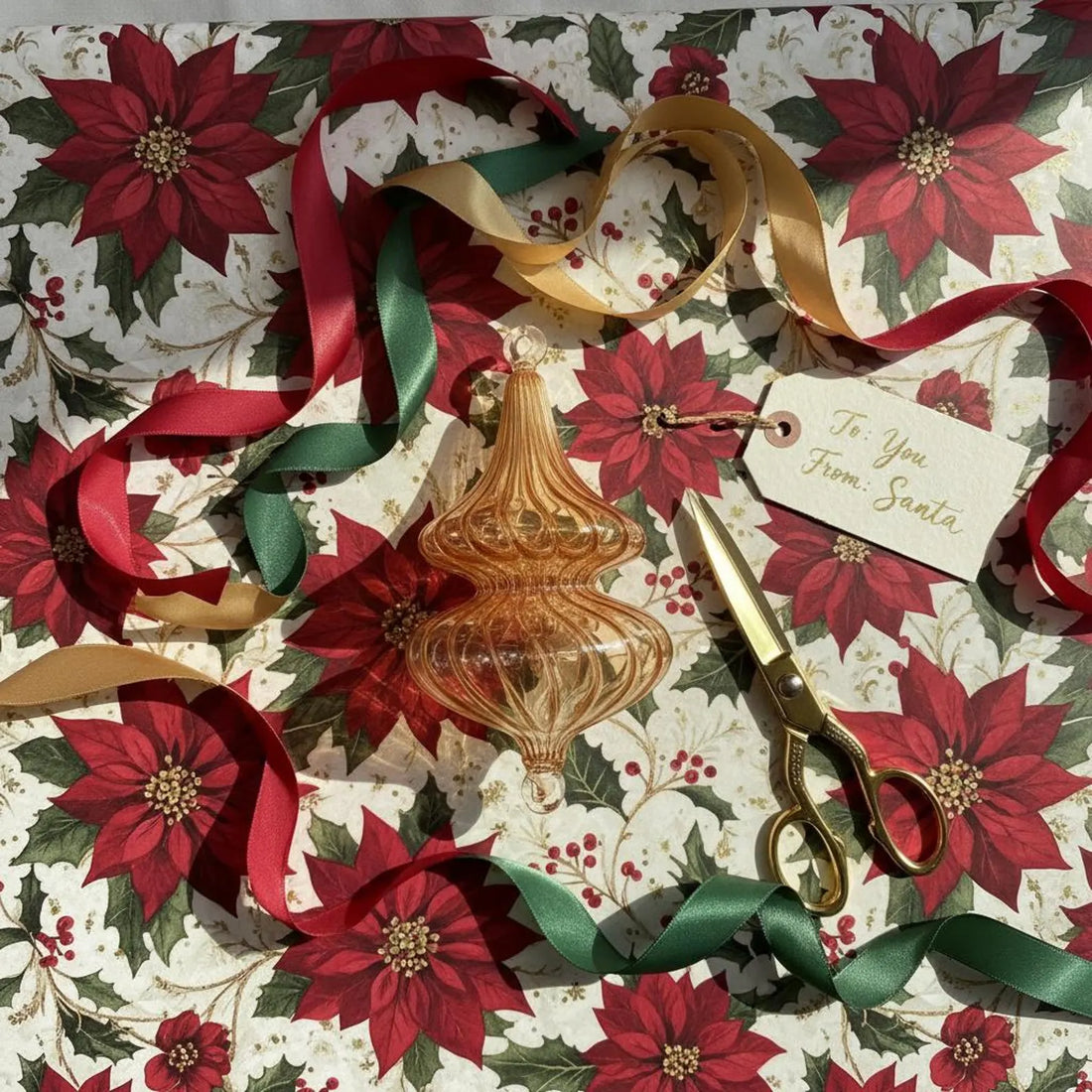 Blown Glass Christmas Ornament