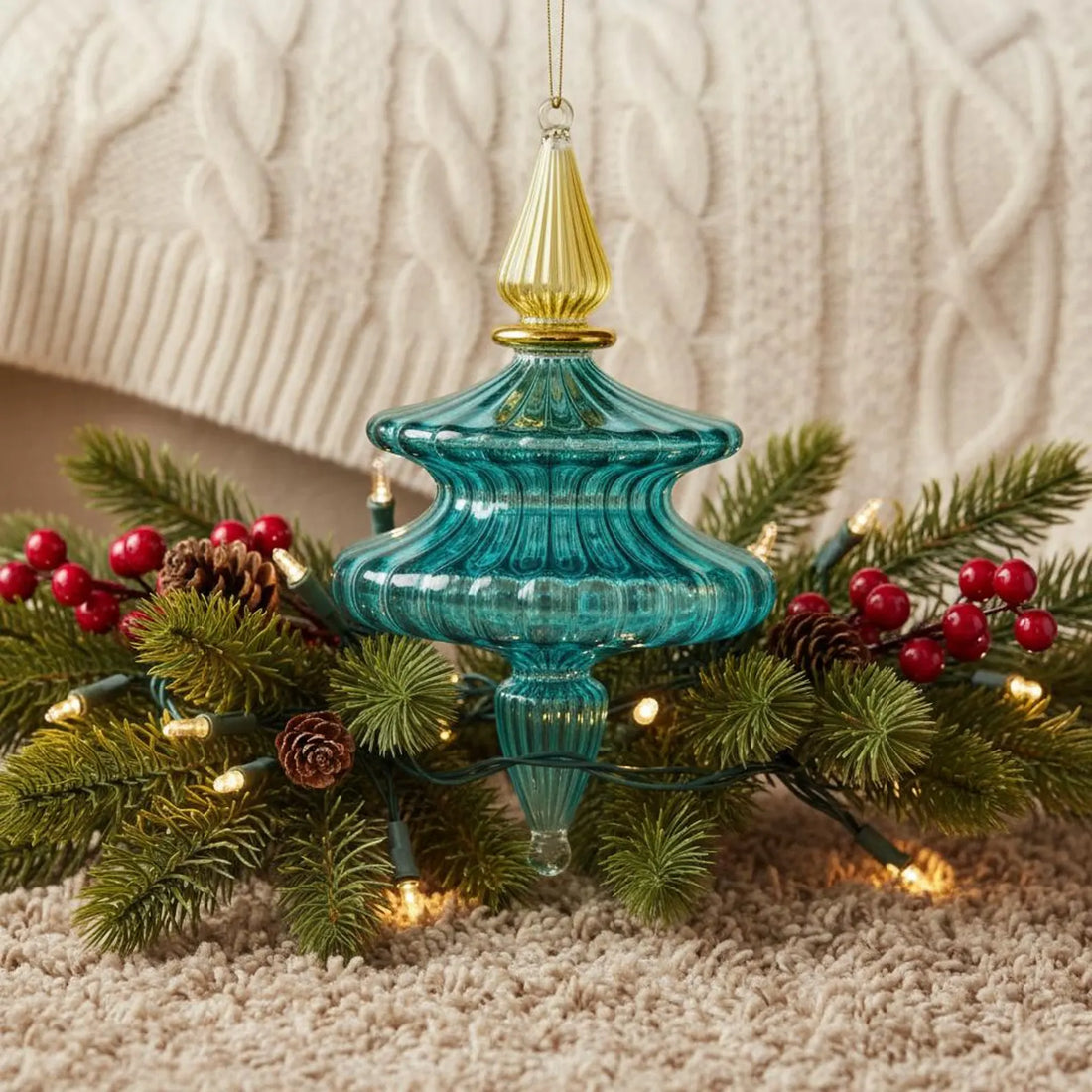 Handmade Blown Glass Christmas