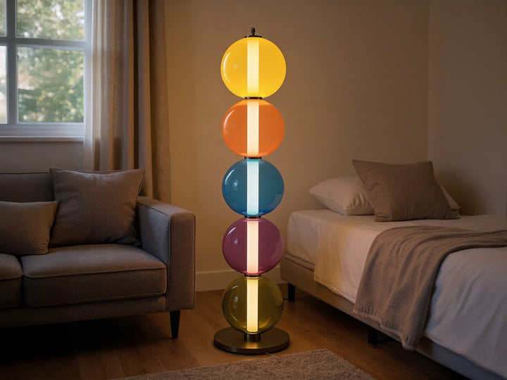 Customized Colorful Glass Floor Lamp