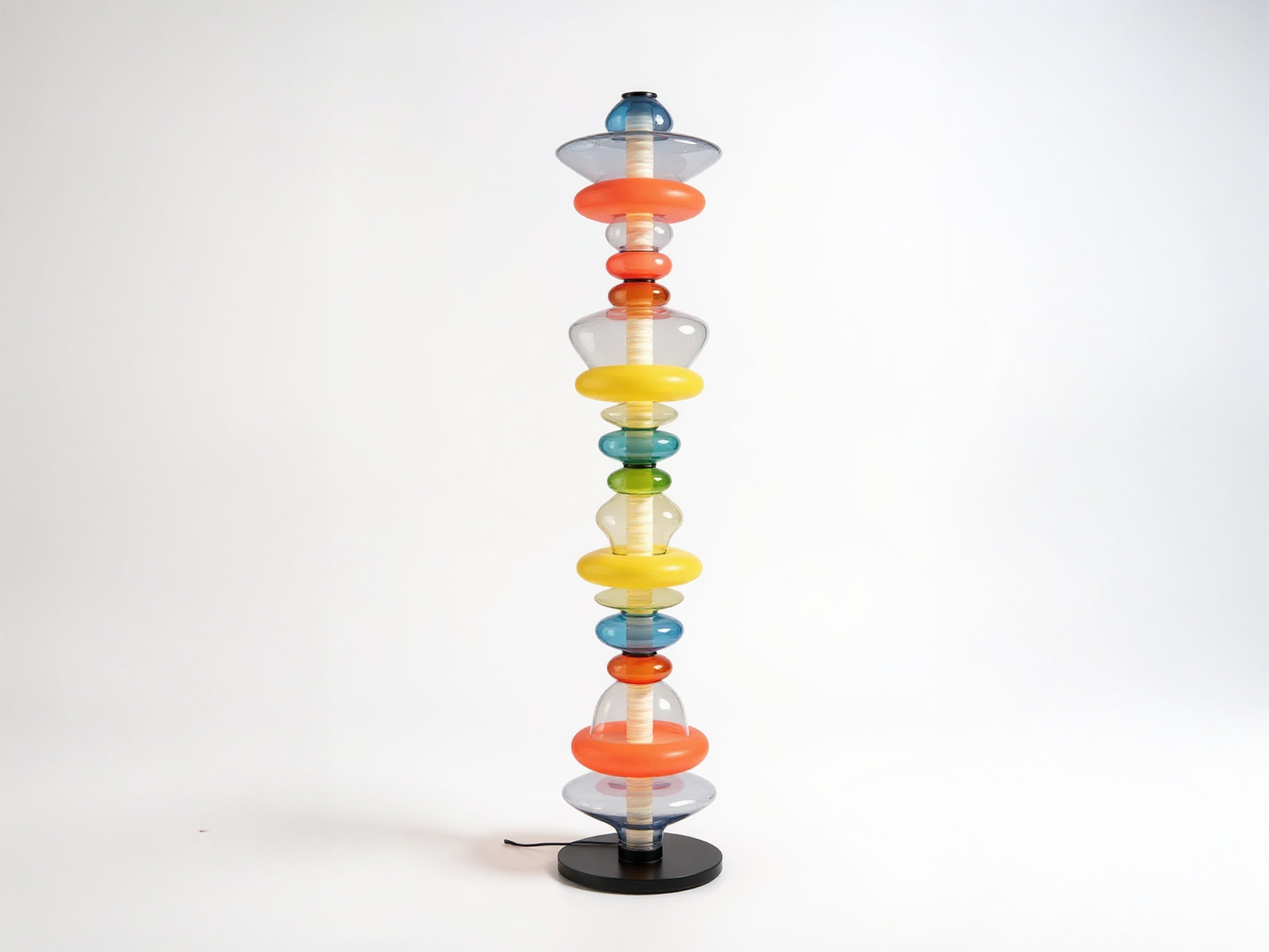 Handmade Colorful Glass Floor Lamp