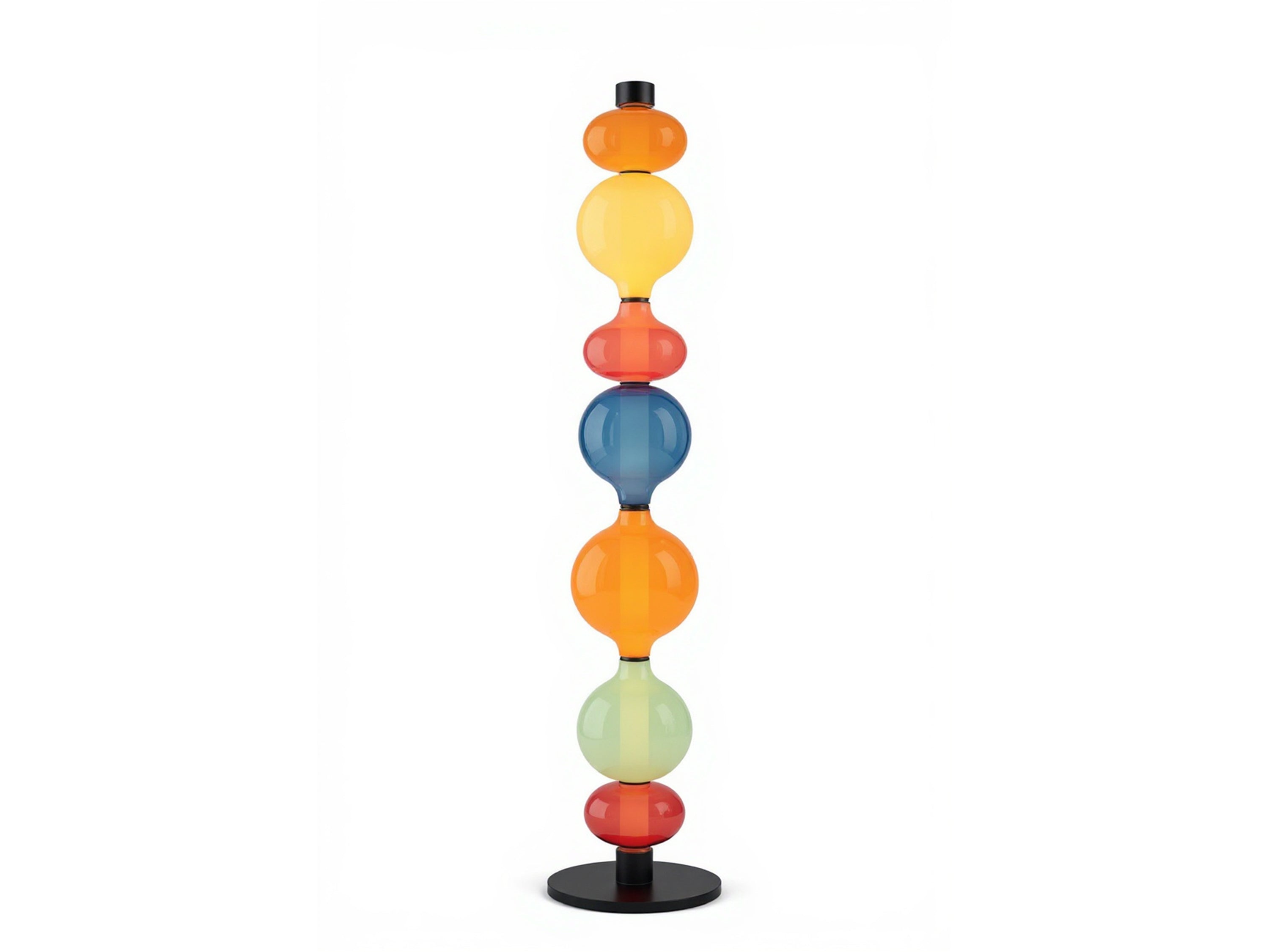 Glass Floor Lamp Unique Tall Standing Lamp