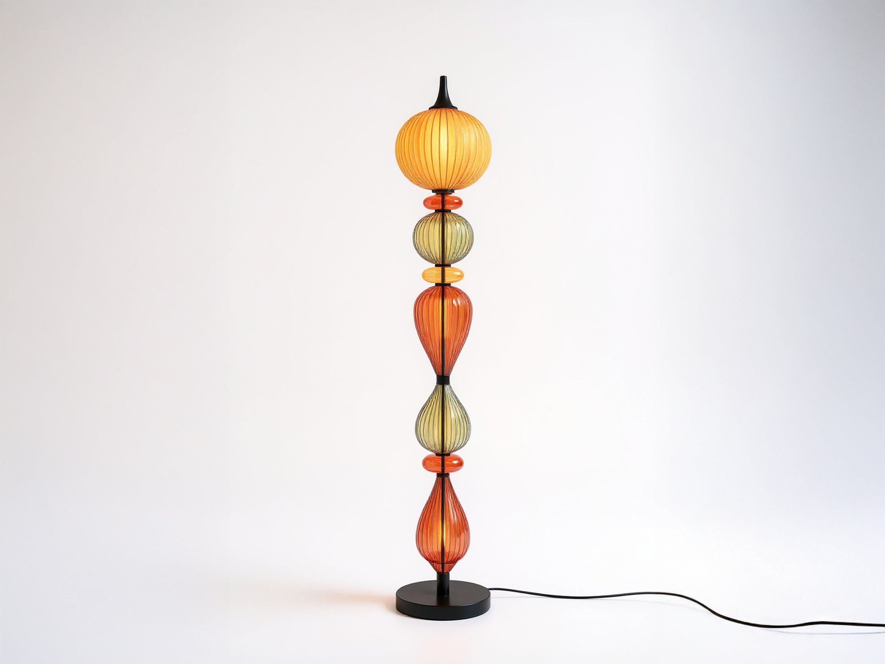 Handmade Glass Floor Lamp