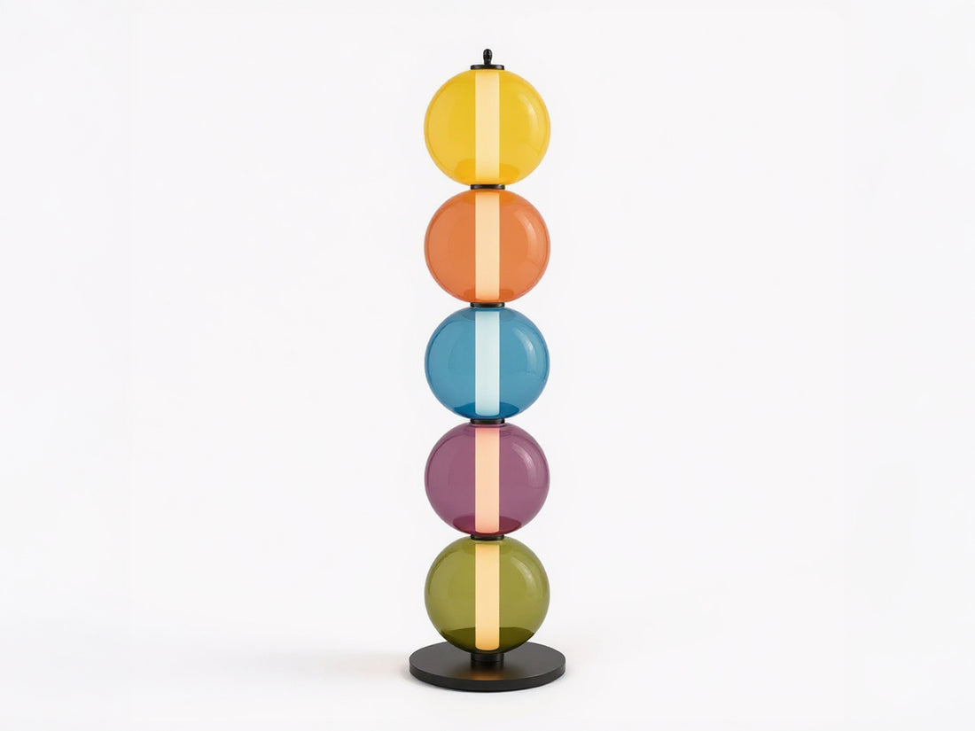 Customized Colorful Glass Floor Lamp