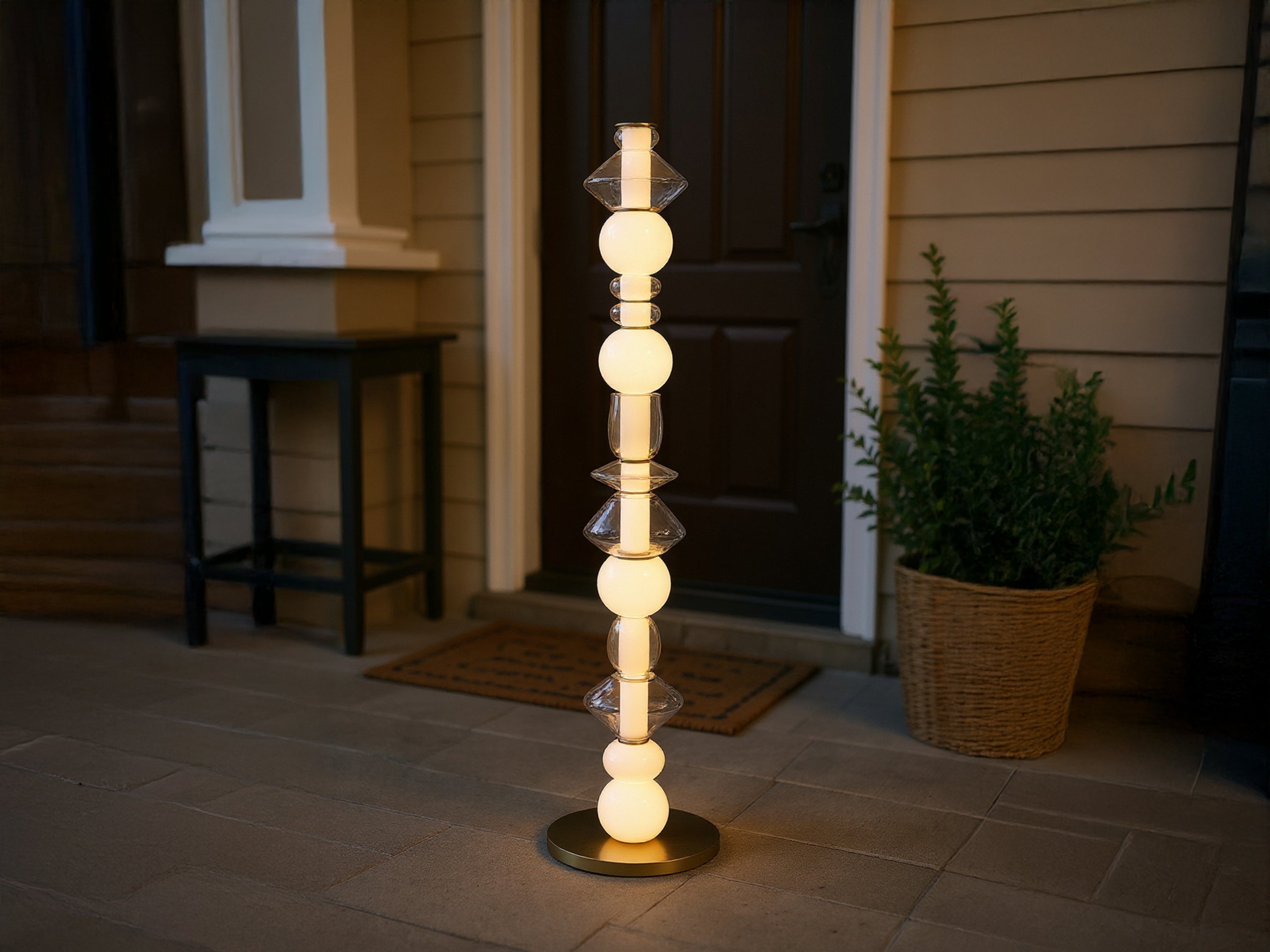 Customized Handmade Glass Floor Lamp