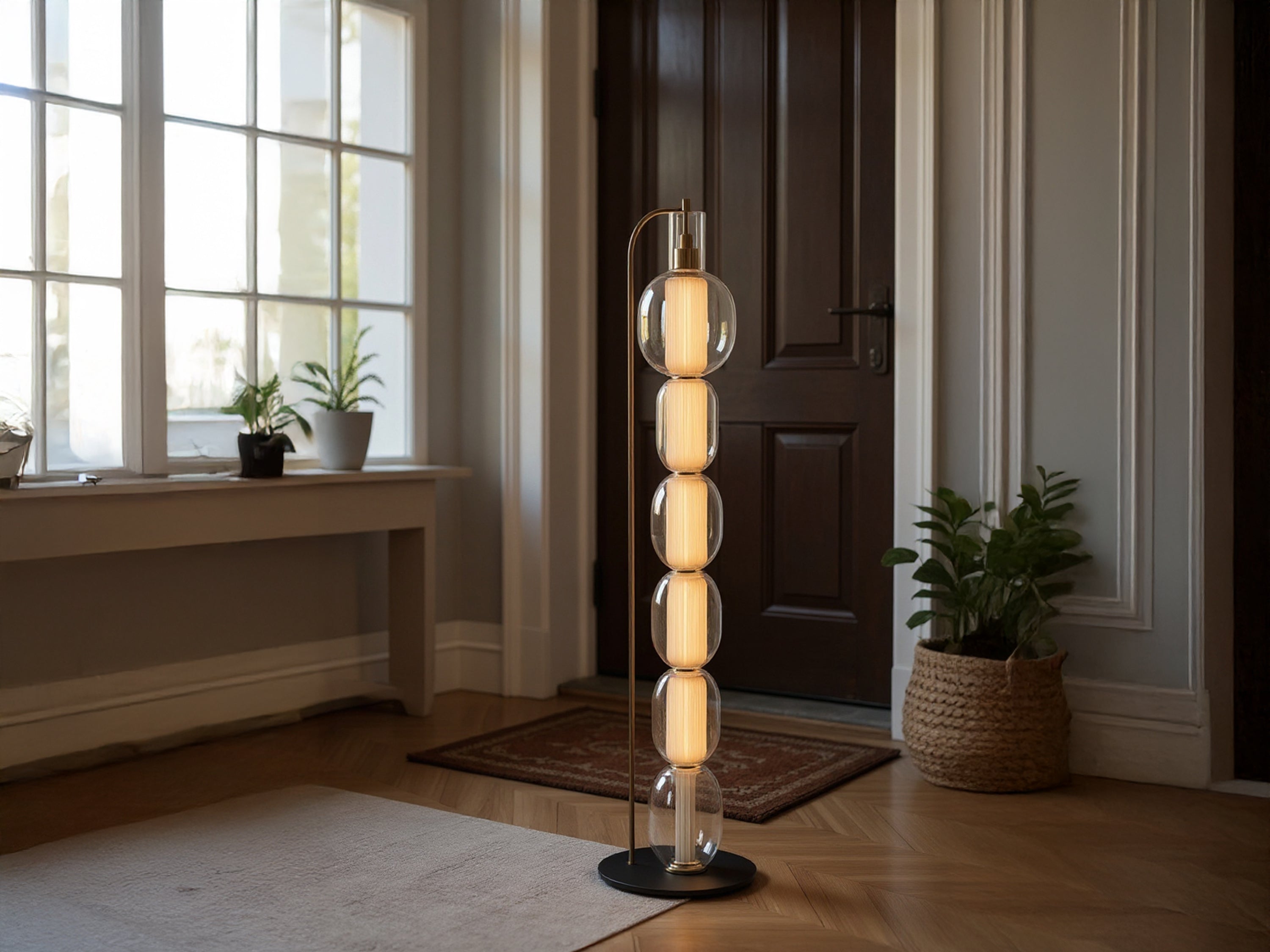 Customized Handmade Glass Floor Lamp