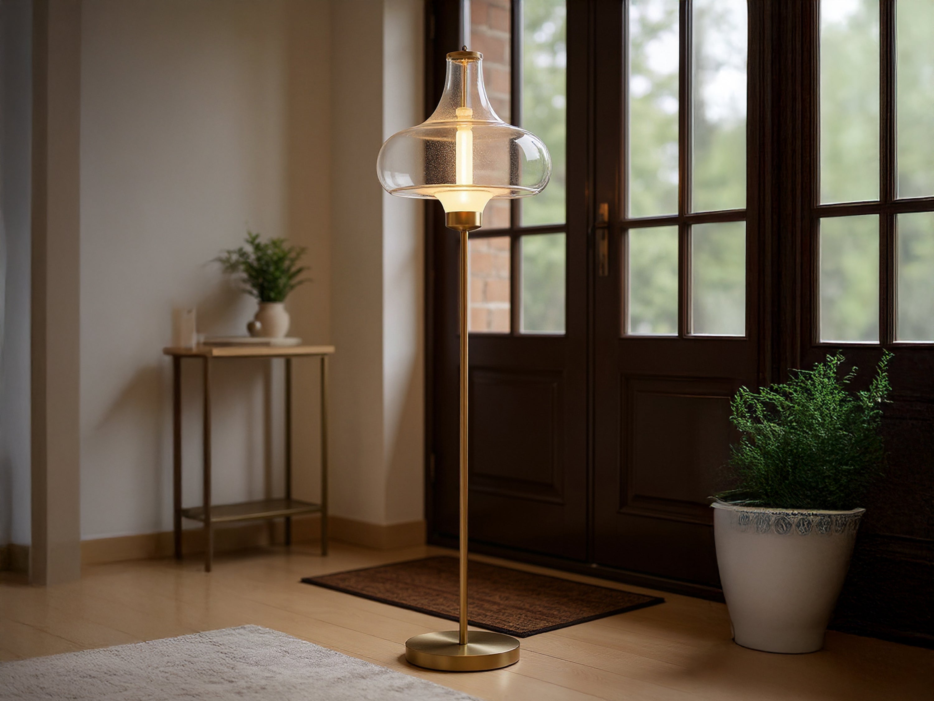 Customized Handmade Glass Floor Lamp