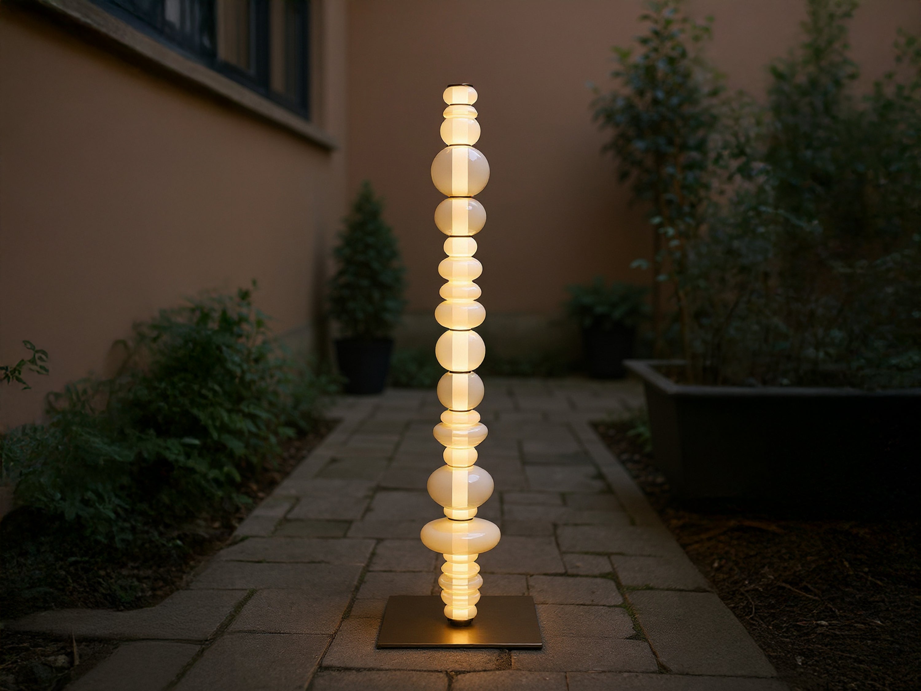 Customized Glass Floor Lamp