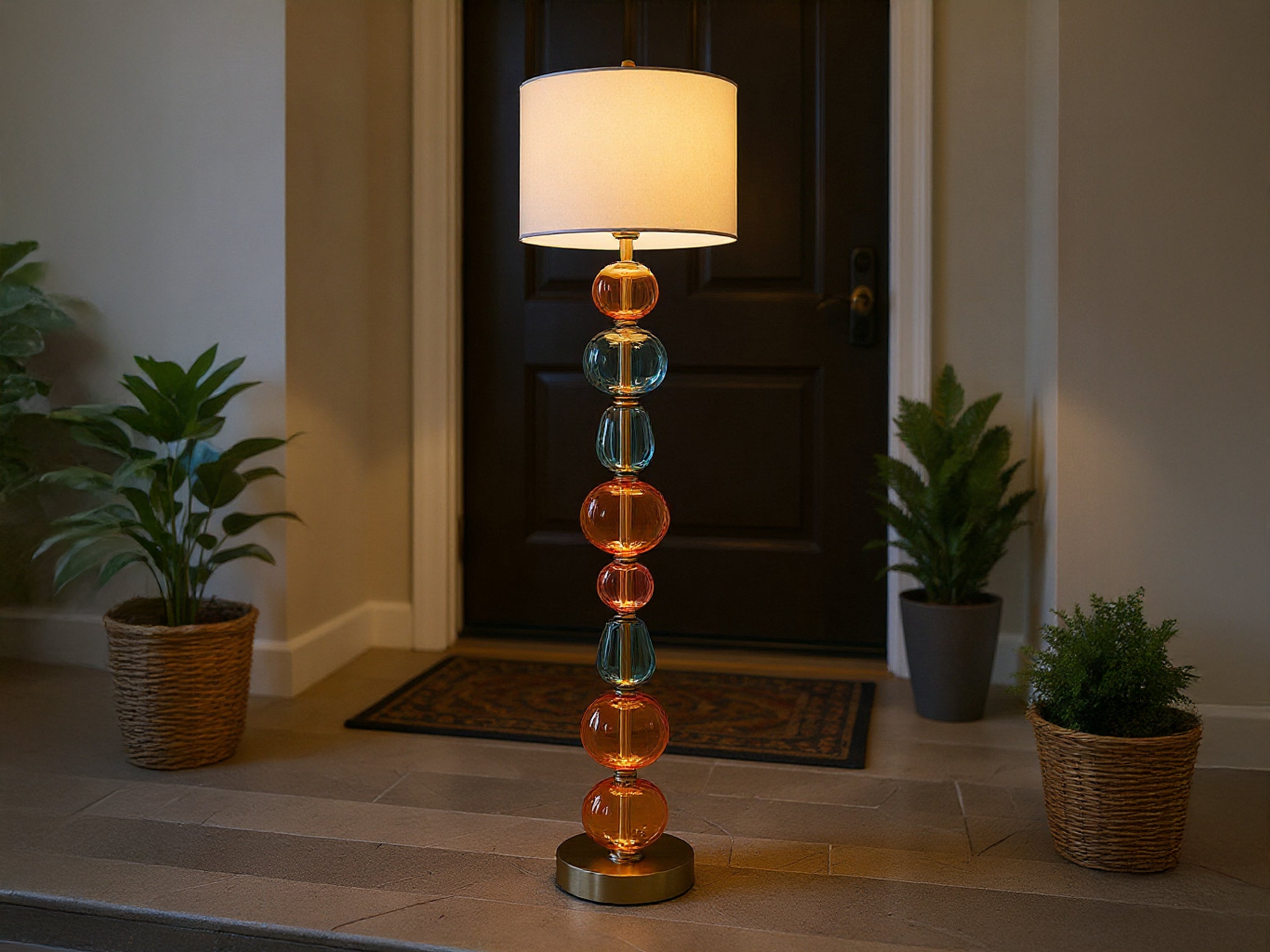 Customized Handcrafted Glass Modern Floor Lamp