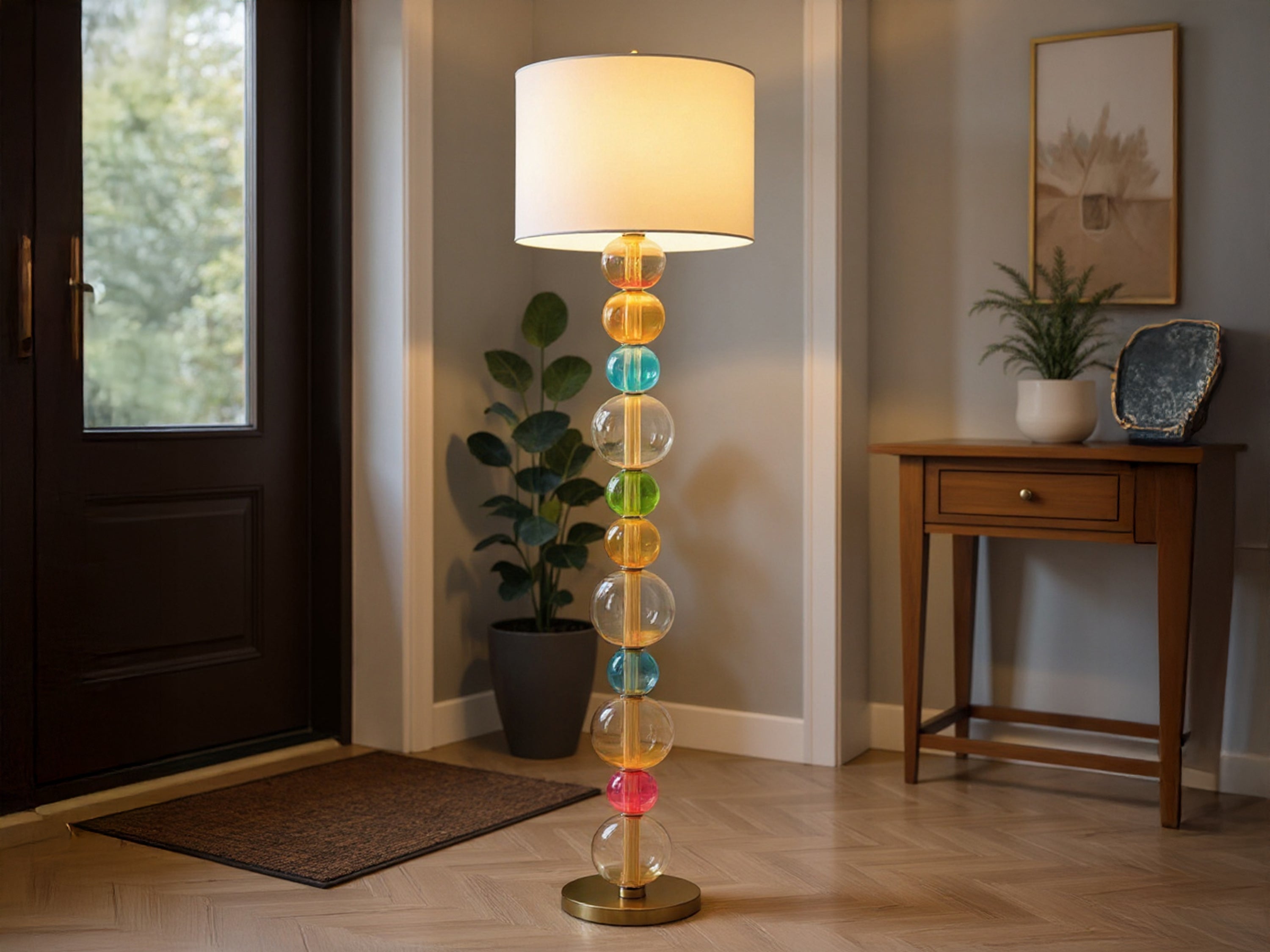 Customized Handcrafted Glass Modern Floor Lamp