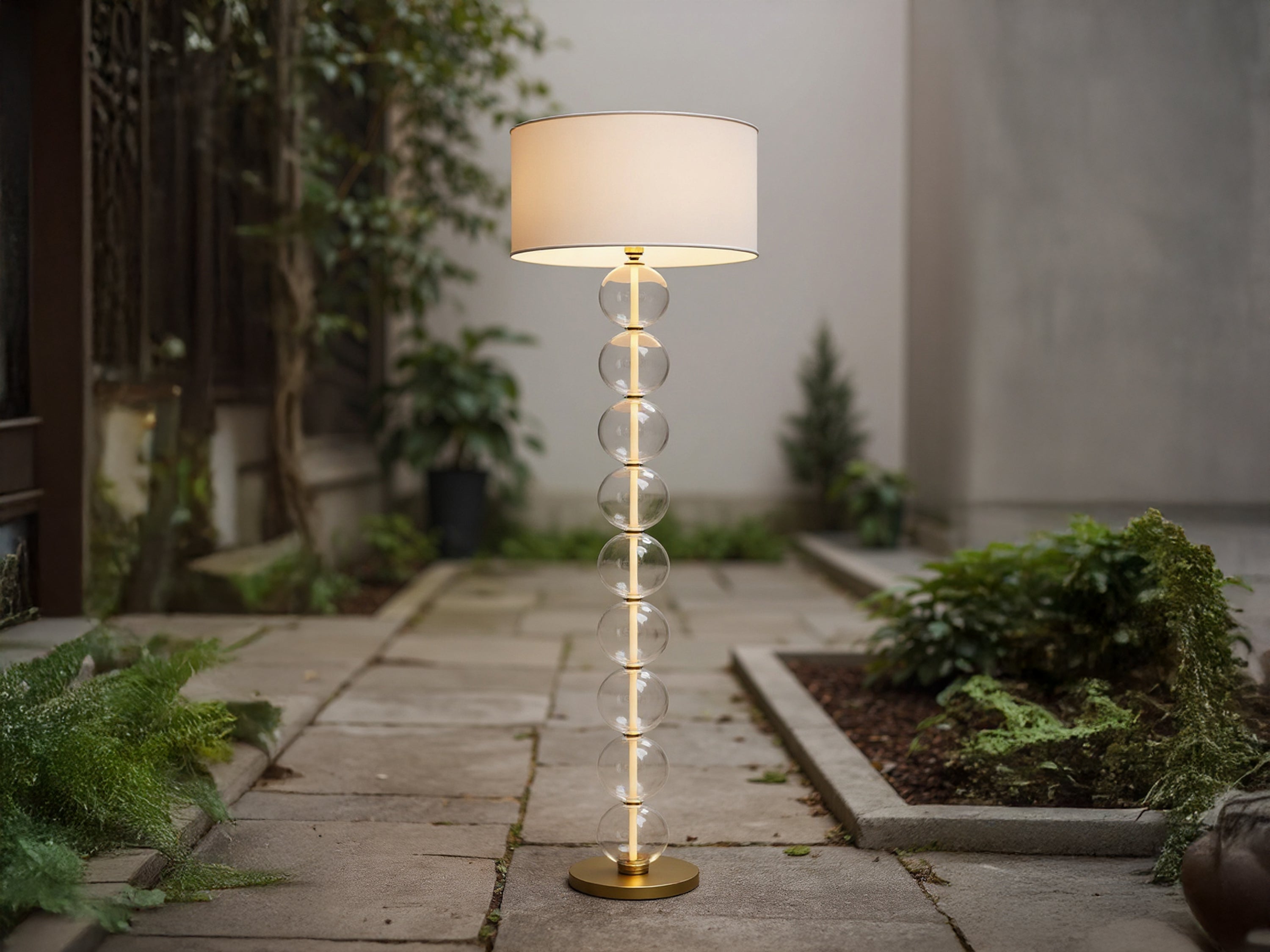 Customized Modern Glass Floor Lamp