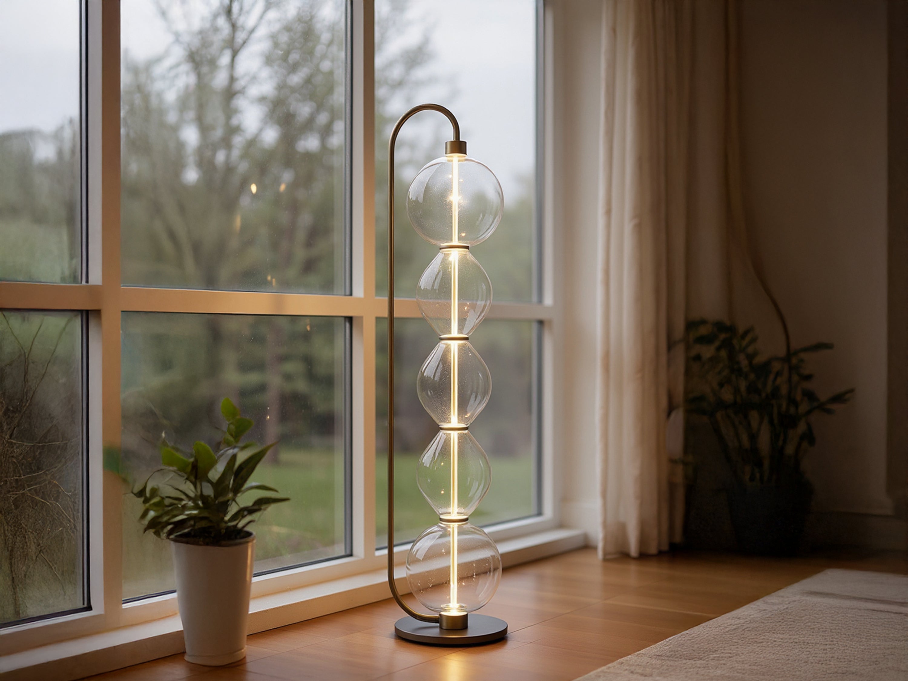 Customized Handmade Glass Floor Lamp