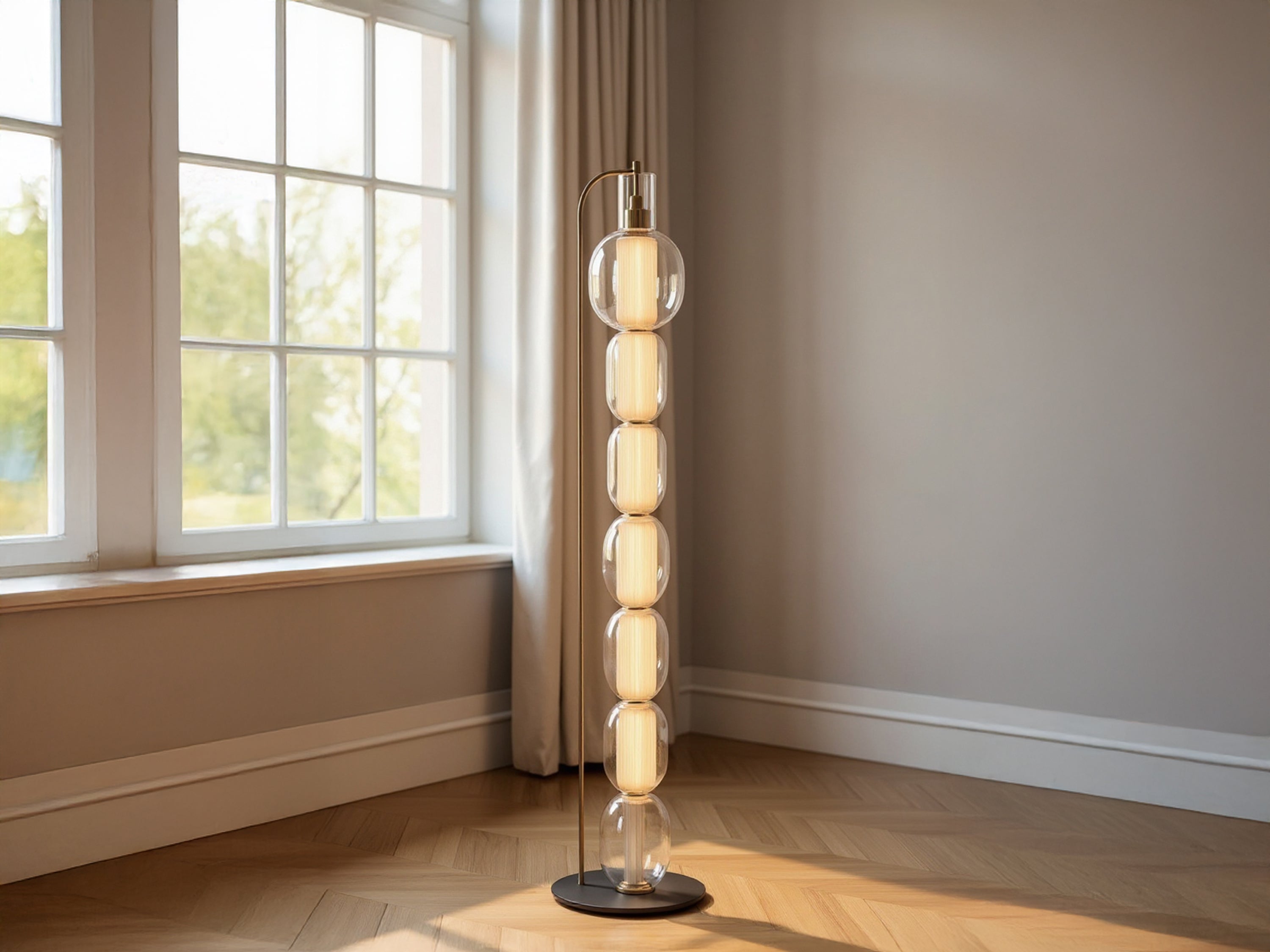 Customized Handmade Glass Floor Lamp