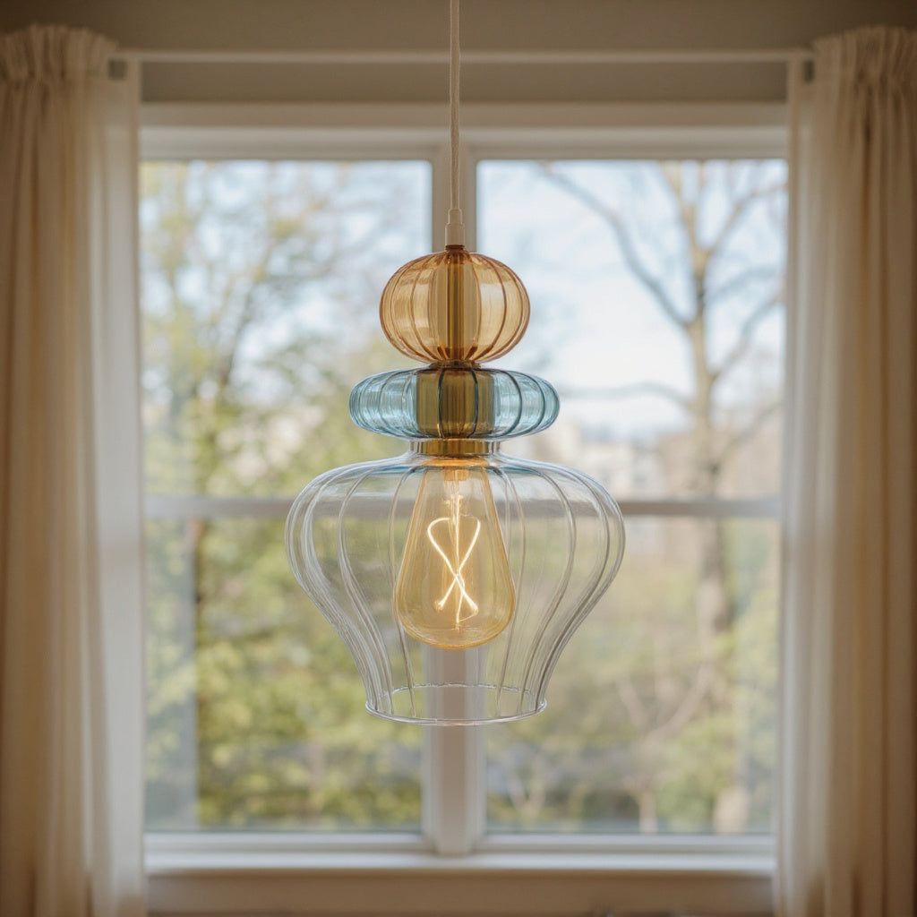 Blown Glass Pendant Light