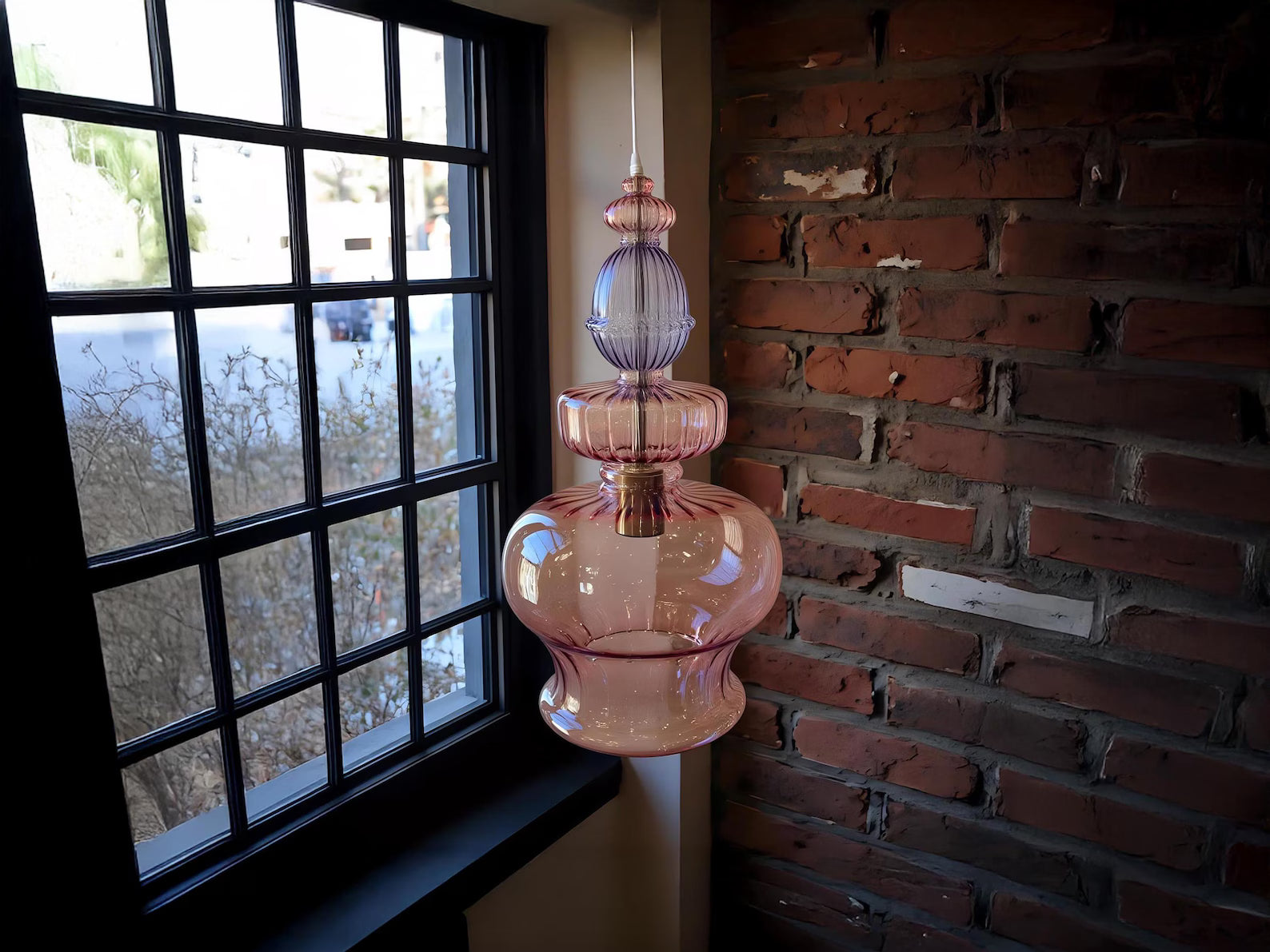 Blown Glass Pendant light
