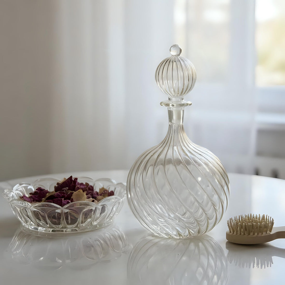 Blown Glass Perfume Bottle