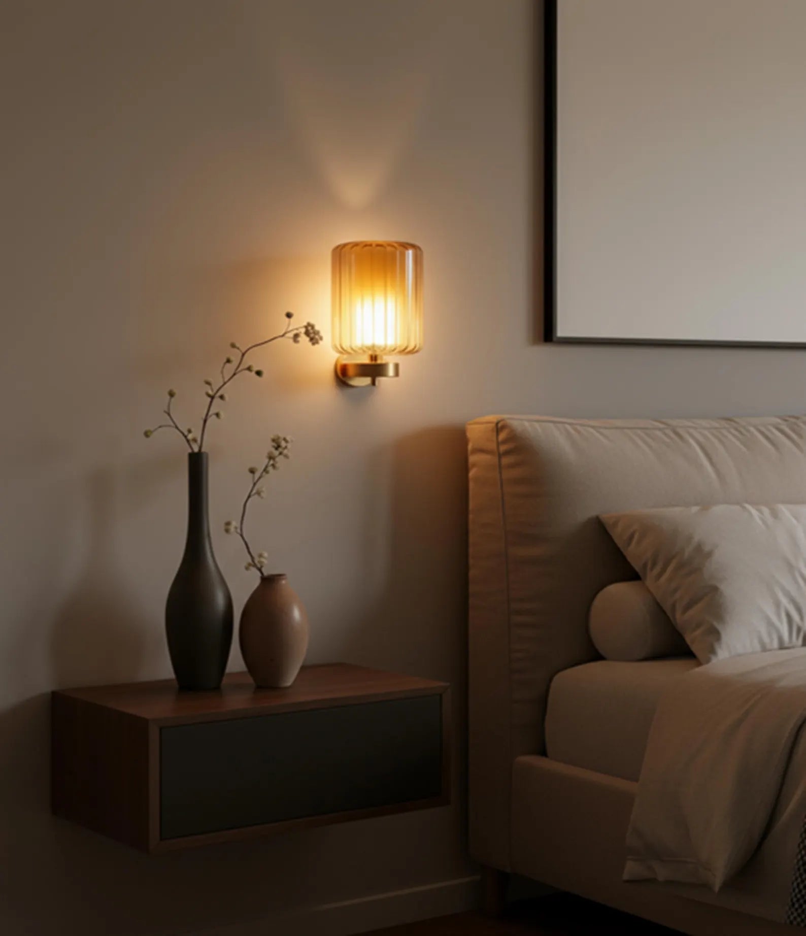 Handmade Brass Wall Sconce