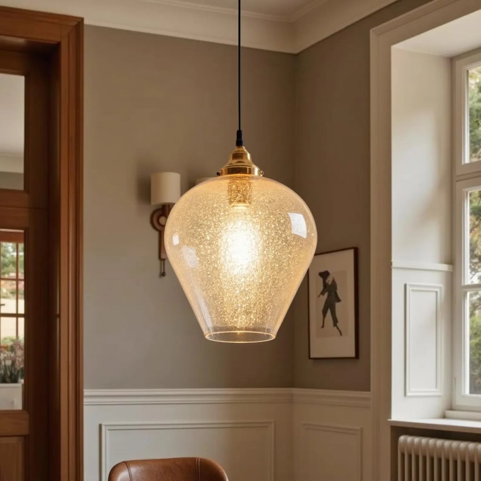 Customizable Glass Pendant Light