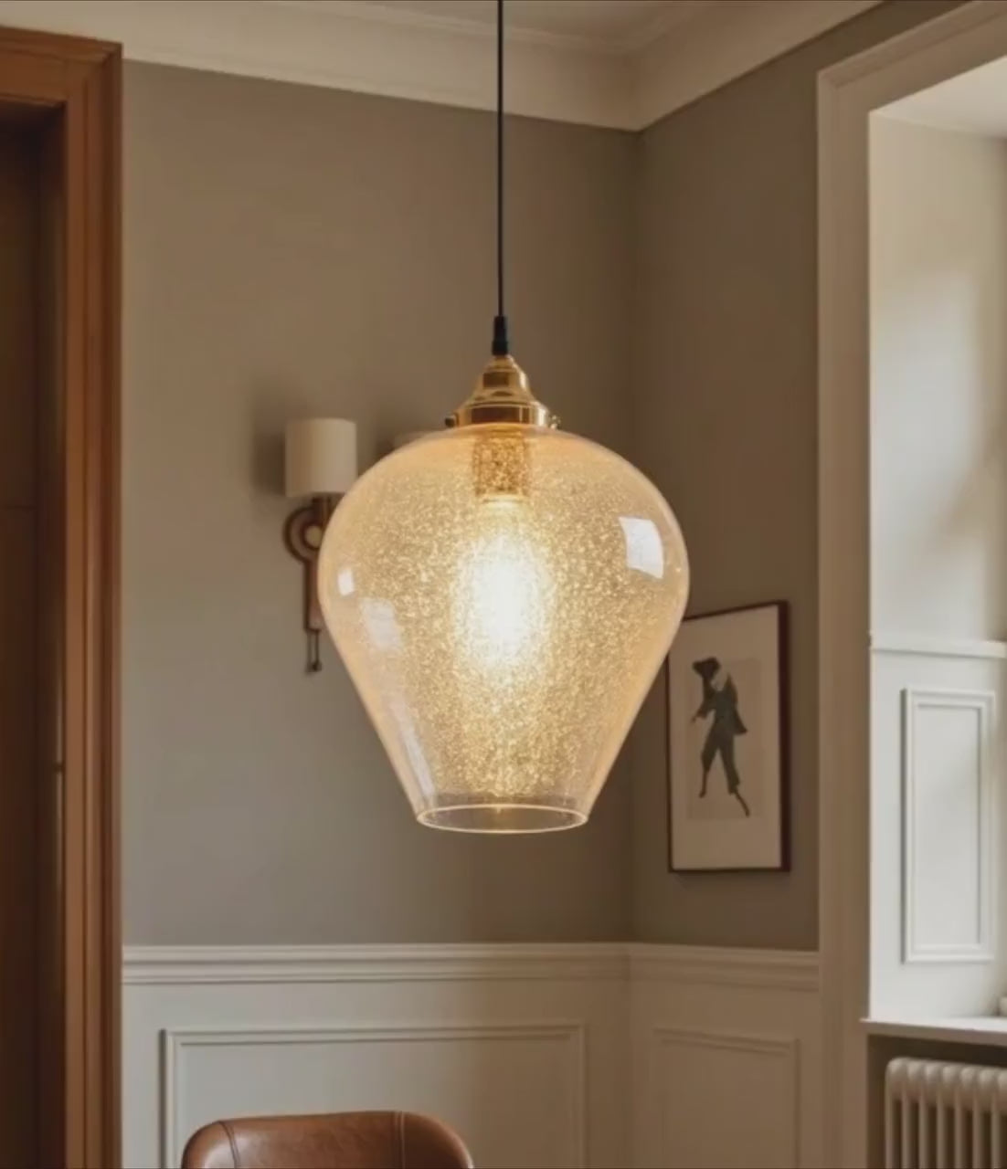 Customizable Glass Pendant Light